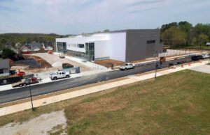 The Civil Engineering Center at the University of Arkansas in Fayetteville is taking shape.