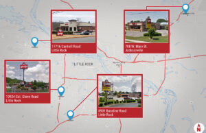 Vereit Acquisitions of Phoenix purchased four Wendy's restaurants in Pulaski County. The separate transactions totaled $9.7 million.