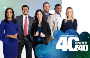 Ayoola Carleton, Maneesh Krishnan, Ashlie Hilbun, Curtis Norris, Dr. Johnathan Goree and Molly Rawn are members of this year's class of 40 Under 40.
