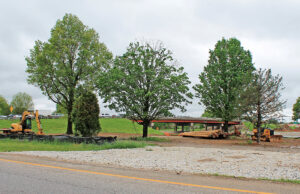 Work has begun on a $37 million project to improve the Interstate 49 interchange at Wedington Drive in Fayetteville, and state officials hope a federal infrastructure plan will provide money for more projects.