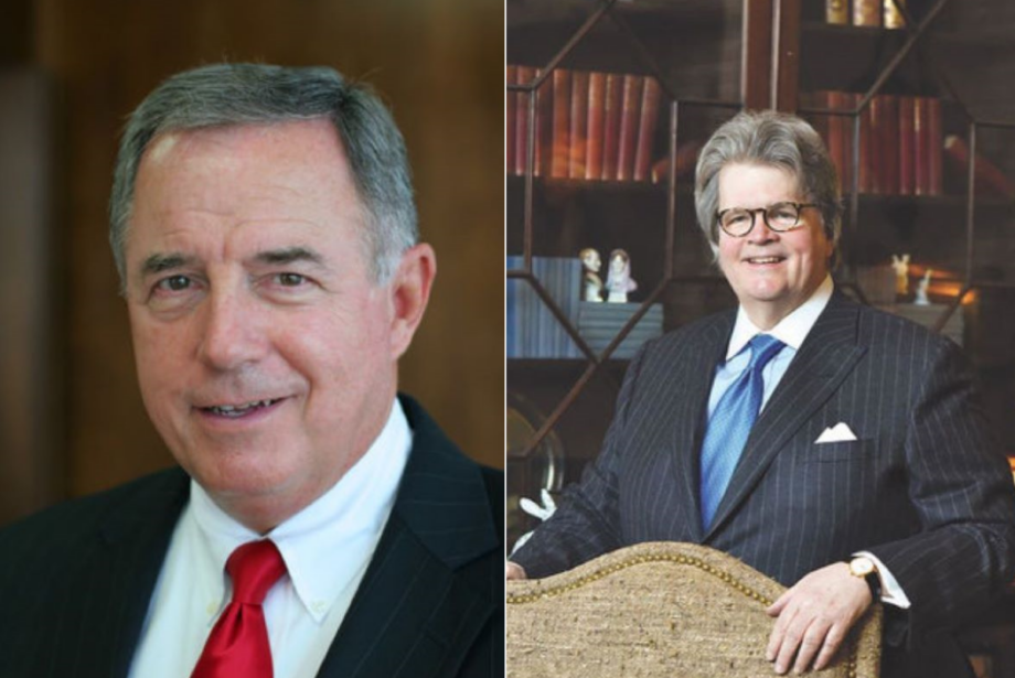 Sam Hilburn (left) and Ernie Harper