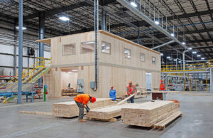 Despite an eventful past year, Structurlam’s 288,000-SF facility in Conway will begin making cross-laminated timber products in June.