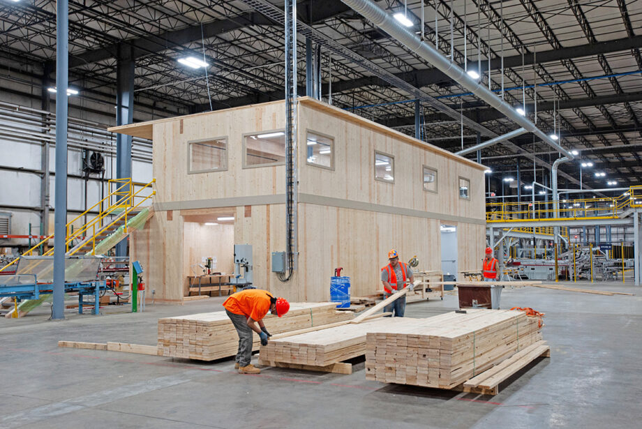 Despite an eventful past year, Structurlam’s 288,000-SF facility in Conway will begin making cross-laminated timber products in June.