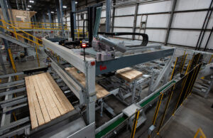 Nearly one-third of the Structurlam facility’s production capacity is earmarked for Walmart’s new Home Office in Bentonville.