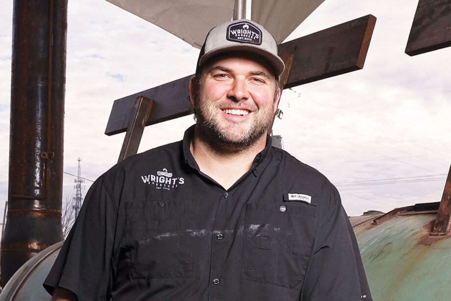 Jordan Wright, owner of Wright’s Barbecue