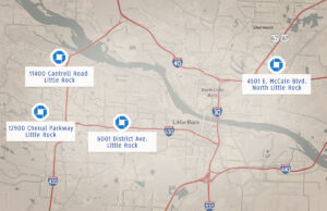 The Little Rock metro gets in on the Chase with the Ohio bank rolling out its first branch locations in Arkansas.