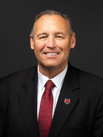 Kelly Damphousse, chancellor of Arkansas State Univeristy in Jonesboro.