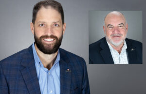 Nabholz Construction Services Regional President Jake Nabholz will become CEO of the company in January, replacing Greg Williams (inset), who will retain his role as chairman of the board.