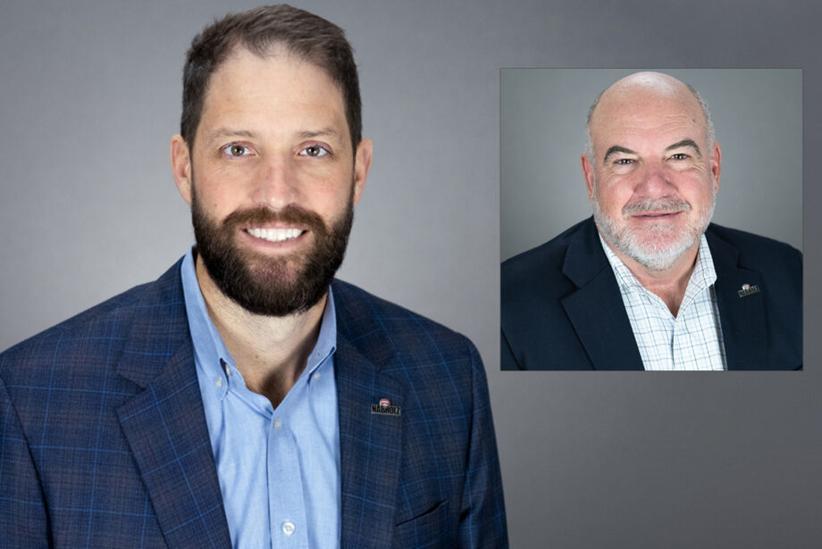 Nabholz Construction Services Regional President Jake Nabholz will become CEO of the company in January, replacing Greg Williams (inset), who will retain his role as chairman of the board.