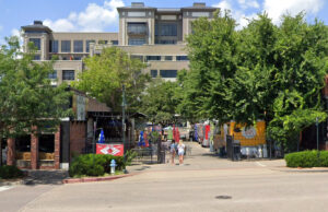 The Shulertown food truck courtyard at 400 W. Dickson St. in Fayetteville