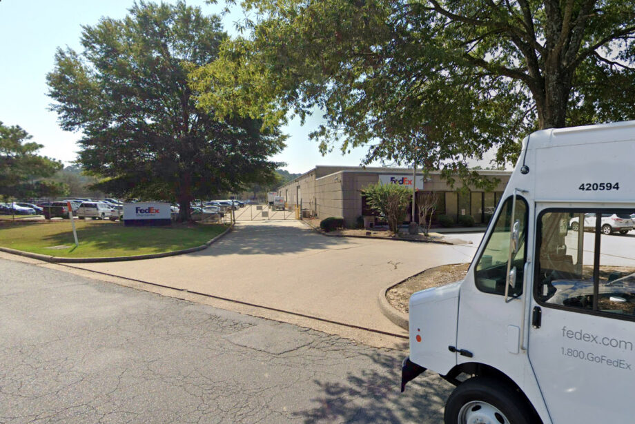 The FedEx facility at 1500 Westpark Drive in Little Rock