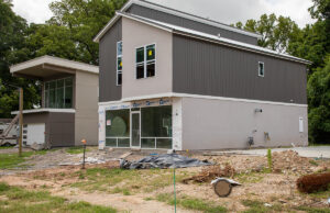 Doug Woodall’s first two residential efforts in east Little Rock.