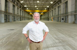 William Callahan, senior vice president and principal broker for the CBRE Group in Little Rock, says new construction is on the way to the 135-acre former LM Wind Power property in the Little Rock Port Industrial Park.&nbsp;