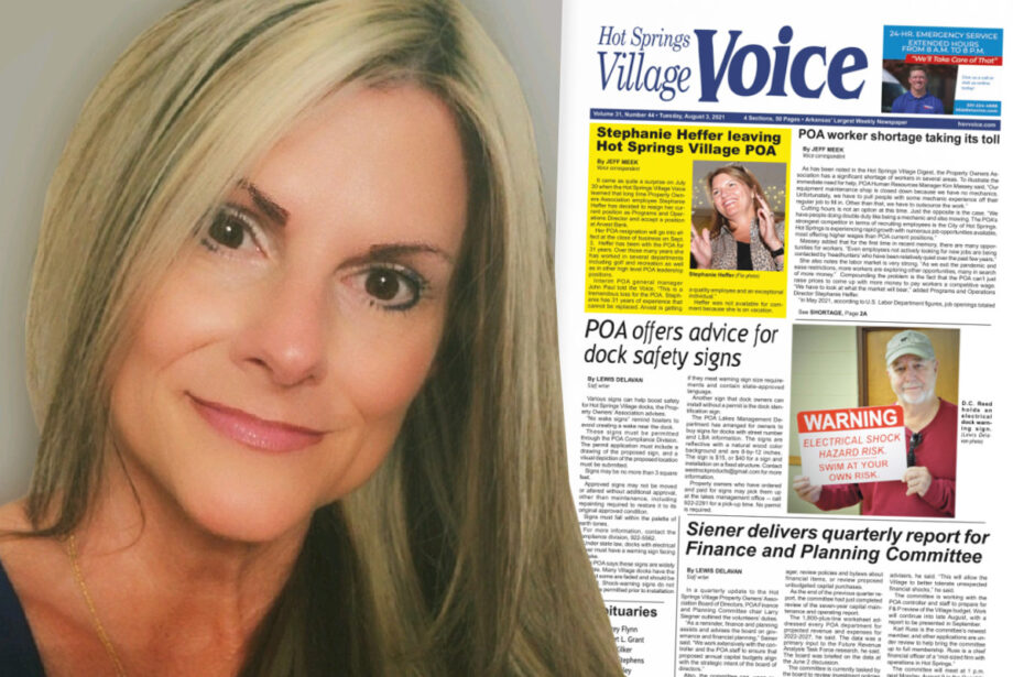 Jennifer Allen, owner and publisher of the Hot Springs Village Voice