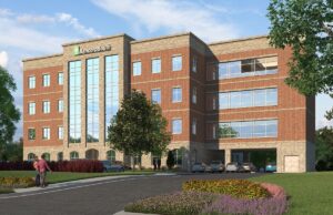 Rendering of the planned&nbsp;northwest regional insurance and banking headquarters for&nbsp;BancorpSouth and its subsidiary BXS Insurance Inc.
