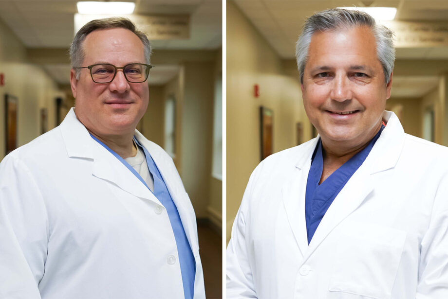 Dr. David Dobies and Dr. Timothy Talbert of National Park Medical Center