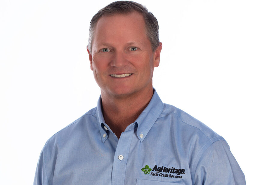 Mike McFadden of AgHeritage Farm Credit Services in Lonoke.