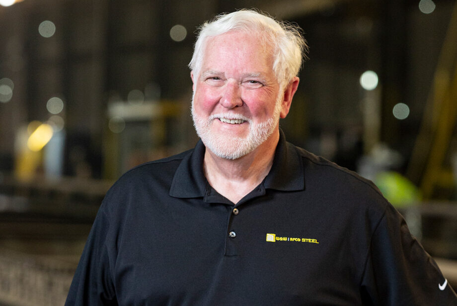 Grady Harvell,  president of  W&W/AFCO Steel in Little Rock