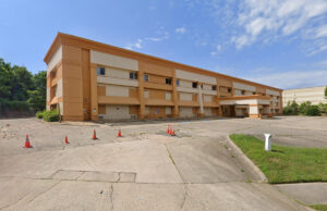 The former hotel property at 1010 Breckenridge Drive in west Little Rock, seen here as it appeared to Google Street View cameras in May 2021.