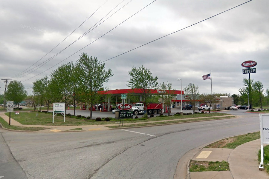 The Kum & Go convenience store at 4231 Elm Springs Road in Springdale, seen here in May 2018.