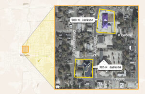 Peoples Bank's downtown Magnolia location at 500 N. Jackson will have a new sibling branch at 305 N. Jackson.