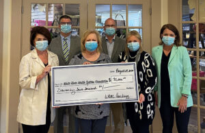 Donations to the WRHS Foundation, such as this one from the WRHS Auxiliary, help make a difference in the lives of our employees and patients every day.
