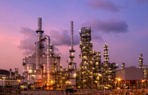 A fuel plant similar to the planned $3.5 billion ultra-clean diesel plant near Pine Bluff, Arkansas.