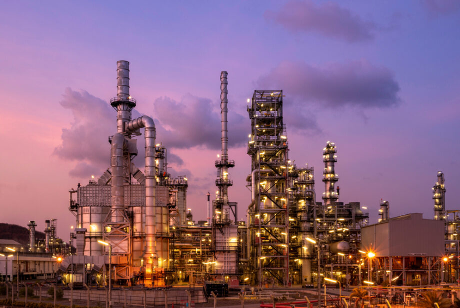 A fuel plant similar to the planned $3.5 billion ultra-clean diesel plant near Pine Bluff, Arkansas.