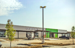 A rendering of the Gearhead Outfitters store set to open by the end of the year inside the former Sears building that is part of The Uptown development in Jonesboro.