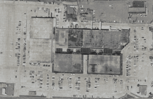 Park Plaza underwent a massive renovation in 1987, transforming from an outdoor shopping center (complete with goldfish pond) to the glass-enclosed indoor shopping center it is today.