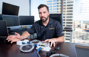 Candler McCollum, CEO of Roadway Management Technologies of Little Rock, says his company deploys crowdsourcing technology to help state and local governments better maintain roads.