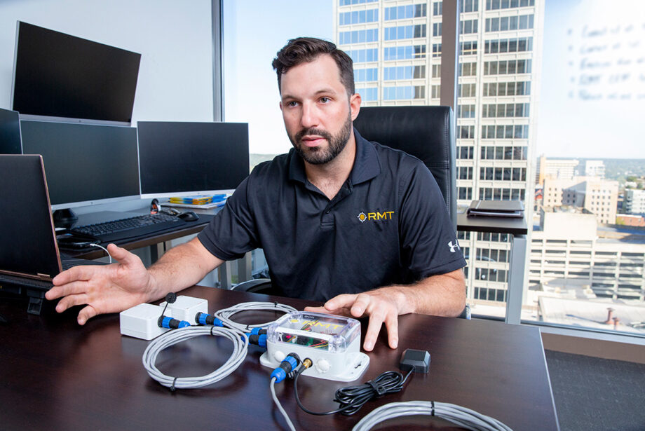 Candler McCollum, CEO of Roadway Management Technologies of Little Rock, says his company deploys crowdsourcing technology to help state and local governments better maintain roads.