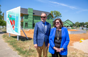 Jim Jackson and Lisa Ferrell, developers of Rockwater Village in North Little Rock, plan to add commercial projects to their residential-flavored endeavors near the Arkansas River.