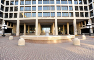 The U.S. Department of Labor building in Washington, D.C.