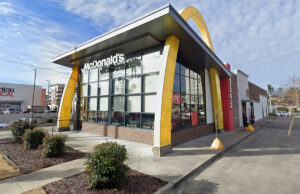The McDonald's location at 104 S. University Ave. in Little Rock.