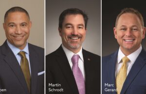 Jon Crippen, Martin Schrodt and&nbsp;Marc Gerard were recently promoted at Simmons Bank.