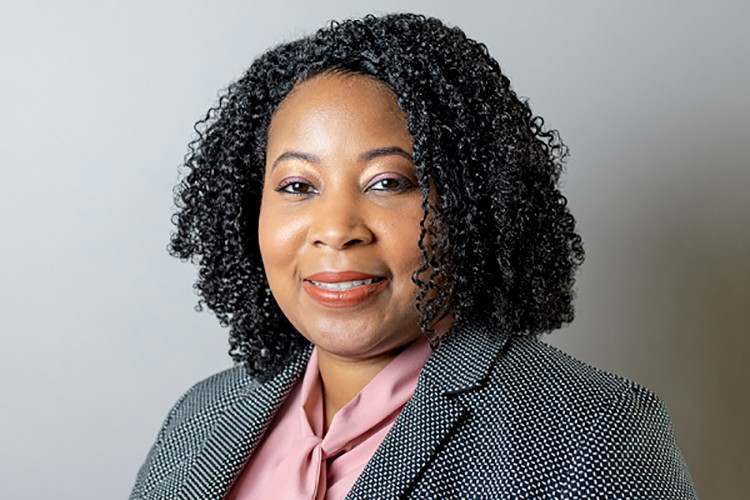 Crenisha Wright of the Arkansas Foodbank in Little Rock