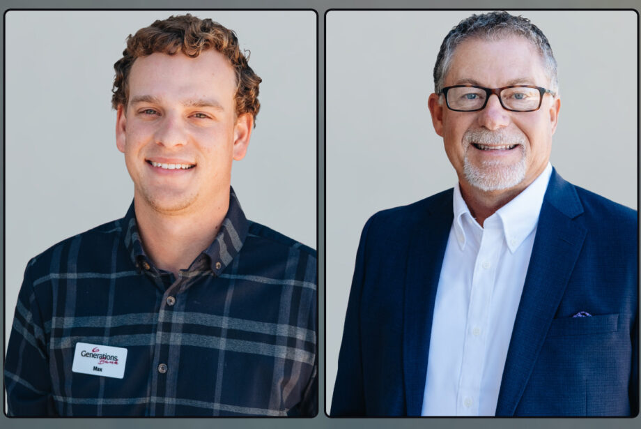 Max Harrell and Rick Moody of Generations Bank