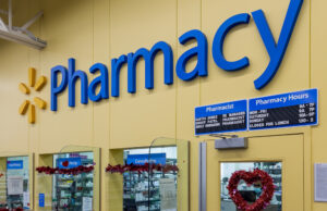 A Walmart pharmacy in Florida in January 2021&nbsp;
