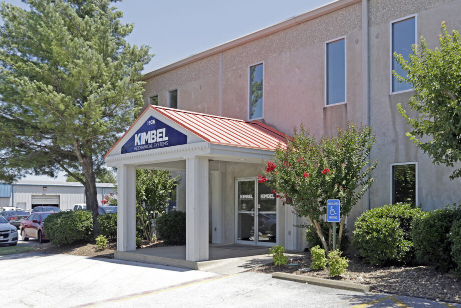 The headquarters of Kimbel Mechanical Services at 1936 N. Shiloh St. in Fayetteville.