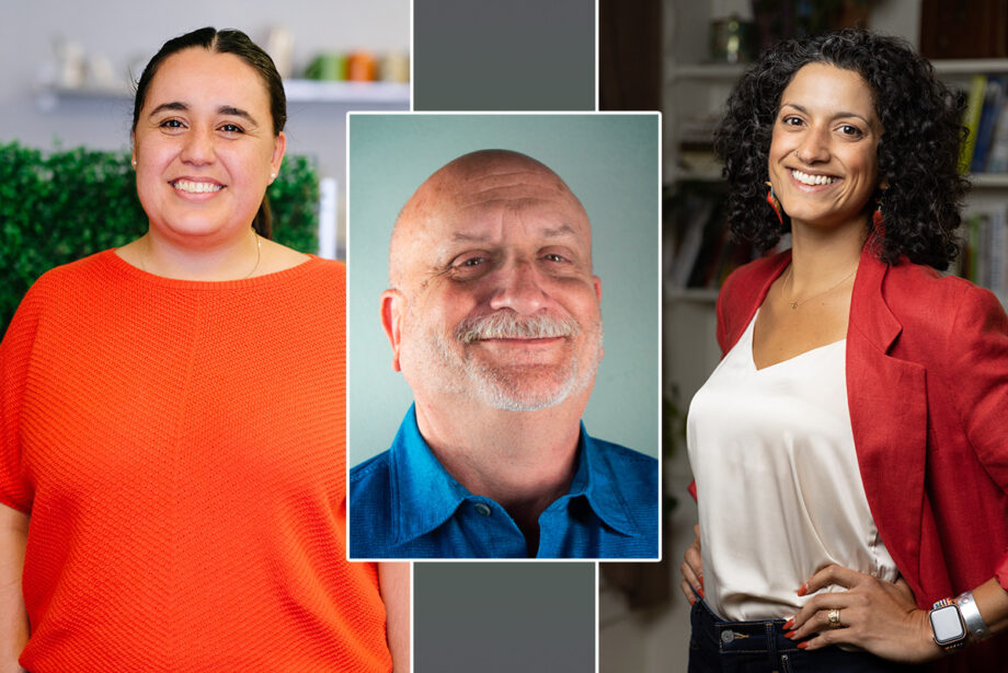 Sandra Carrasco-Quezada, Bill Fox and Morgan Scholz of Forge Community Loan Fund in Huntsville