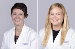 Carrie Lucas and Kelly Madia of Washington Regional in Fayetteville