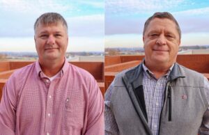 Jason Henson, left, and Bob Shofner were elected to the Arkansas Farm Bureau's board on Friday.