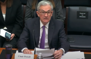 Fed Chair Jerome Powell speaks during a meeting of the U.S. House Financial Services Committee on Dec. 1, 2021.&nbsp;