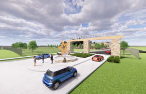 A rendering of the planned&nbsp;TGE Global Entertainment movie studio in Fort Smith.