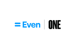 The corporate logos for Even and One
