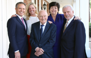 Smith Family Funeral Homes President Jeff Smith, far left, and family&nbsp;