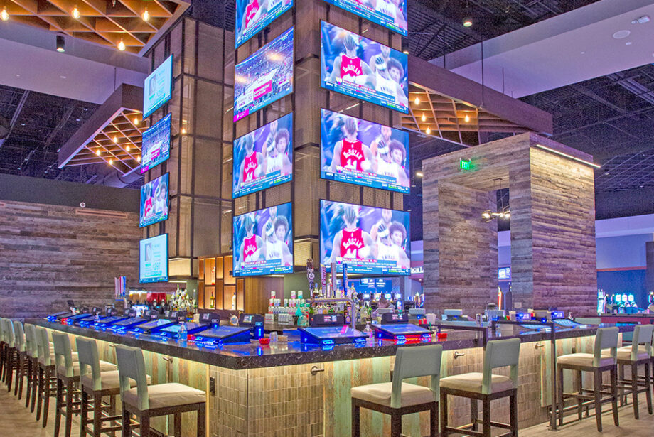 A sampling of attractions at Saracen Casino Resort includes the Crossroads bar.
