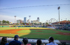 Dickey-Stephens Park in North Little Rock is the home of the Arkansas Travelers.