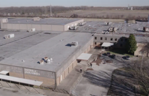 An aerial view of the facility in Osceola that Envirotech purchased for its first U.S. manufacturing center